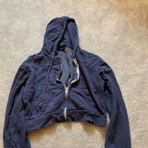 Half zip brandy Melville sweatshirt